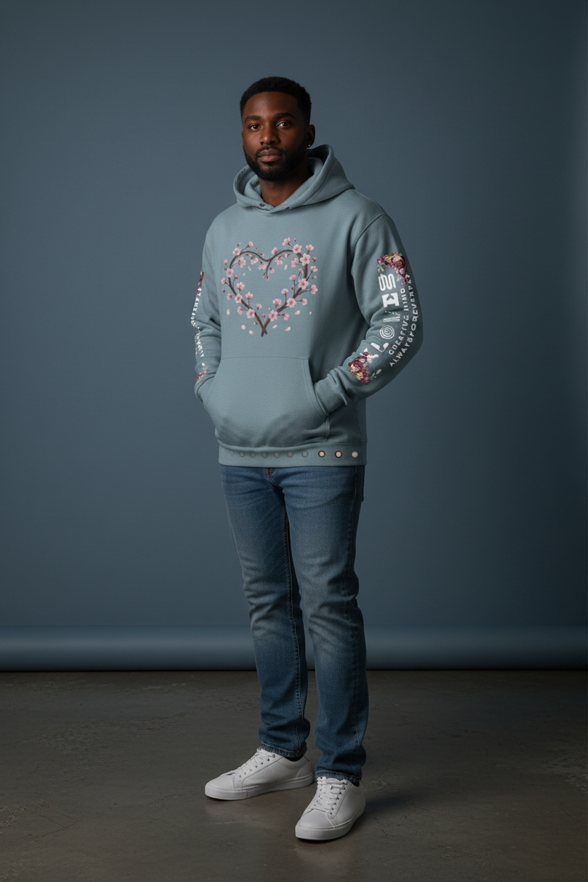 love is us adult hoodie