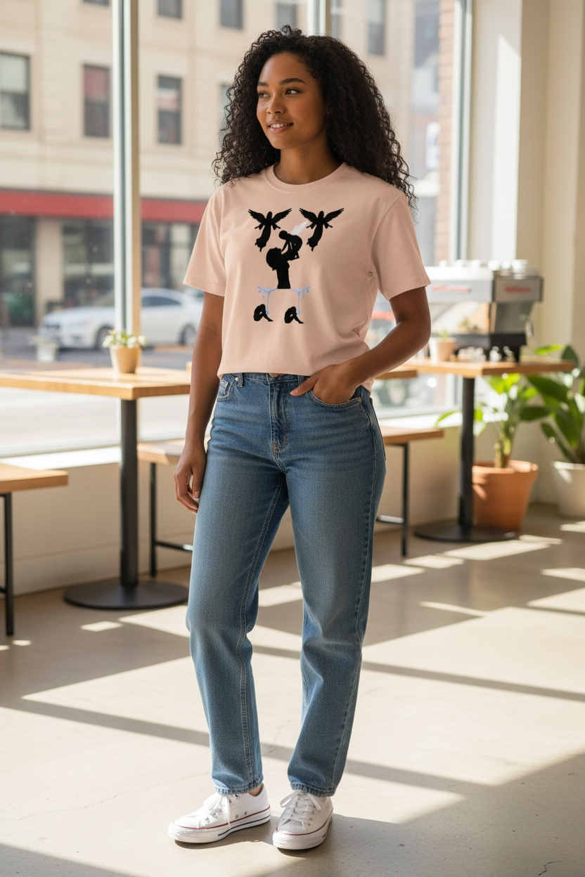 You are Womens Cropped