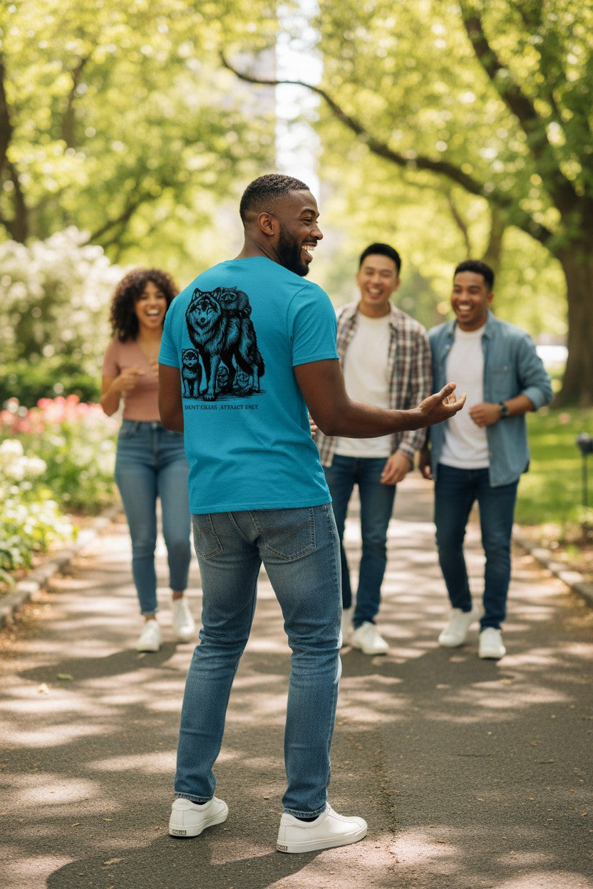 Wolf pack Men tshirt