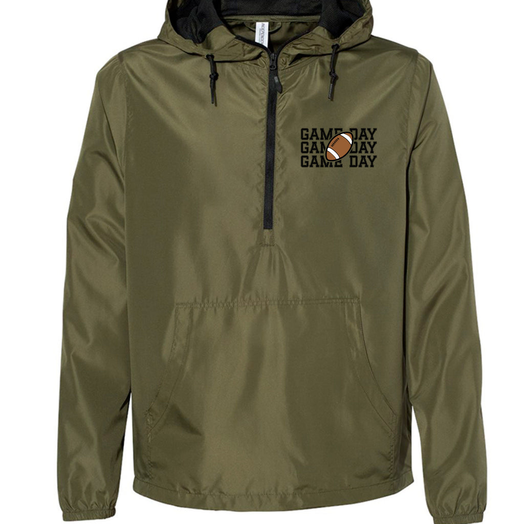 Army/ Black Zipper - FRONT