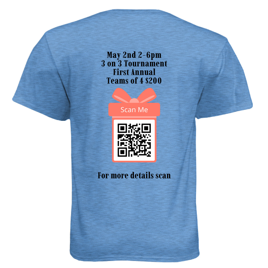 Heather Columbia Blue - BACK