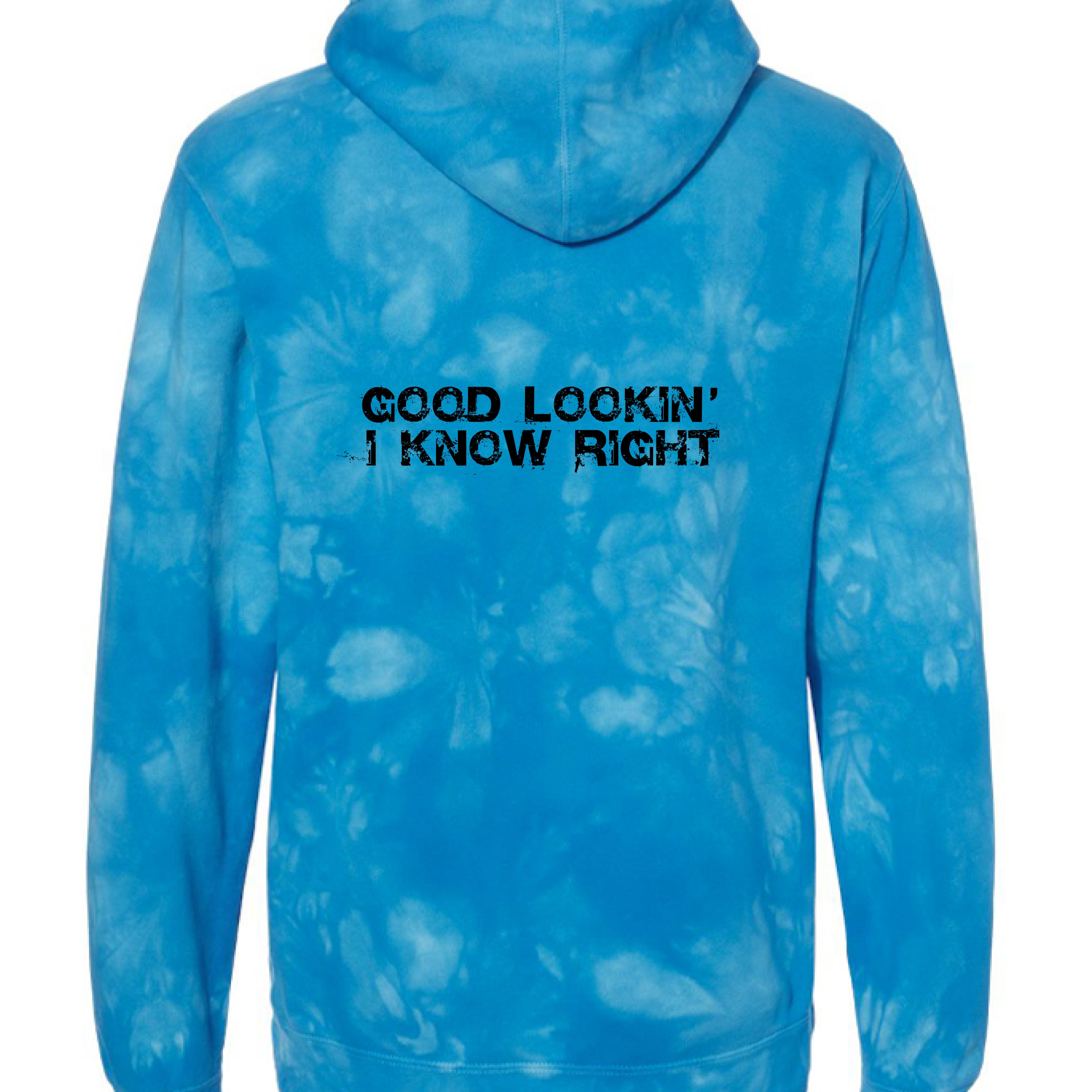 Tie Dye Aqua Blue - BACK