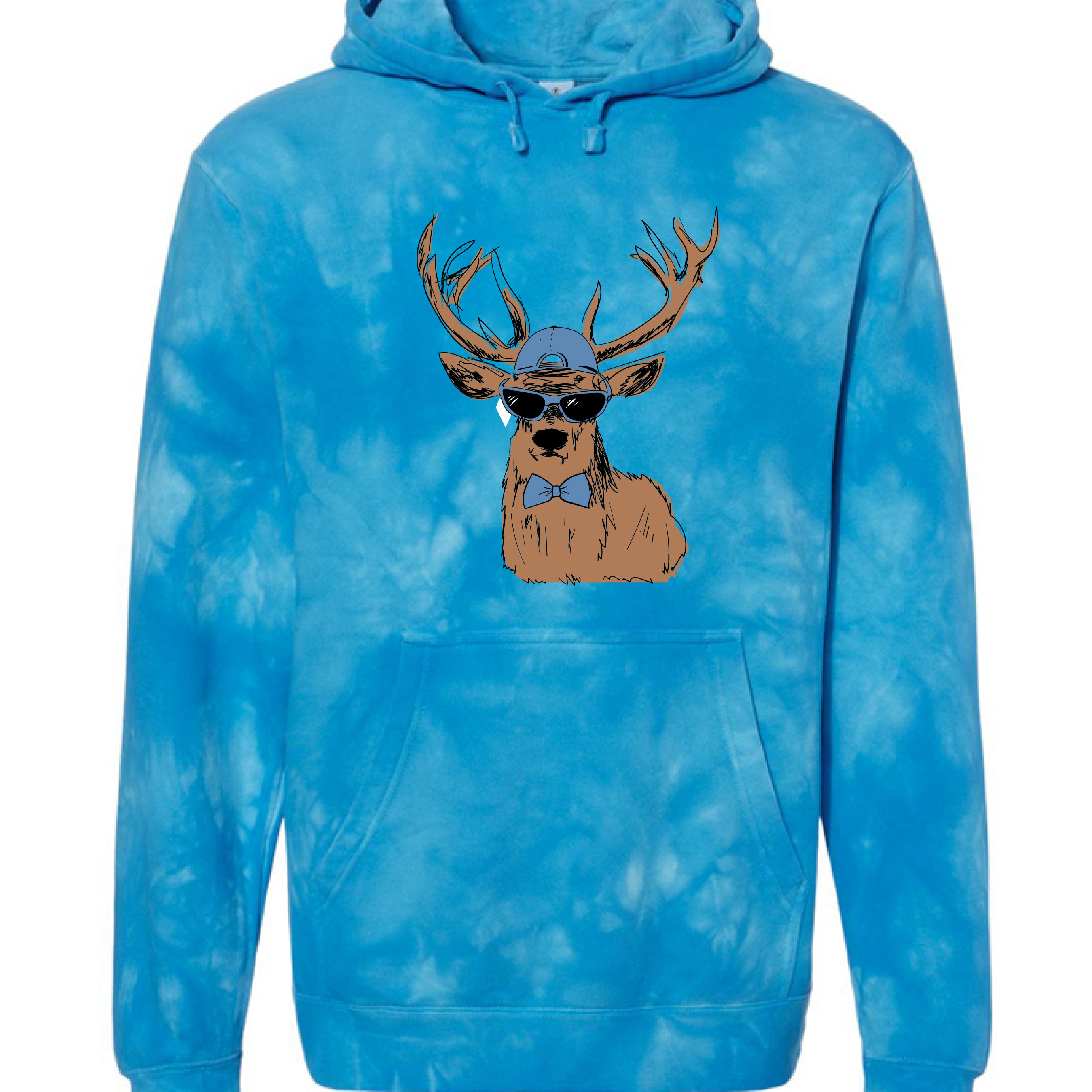 Tie Dye Aqua Blue - FRONT