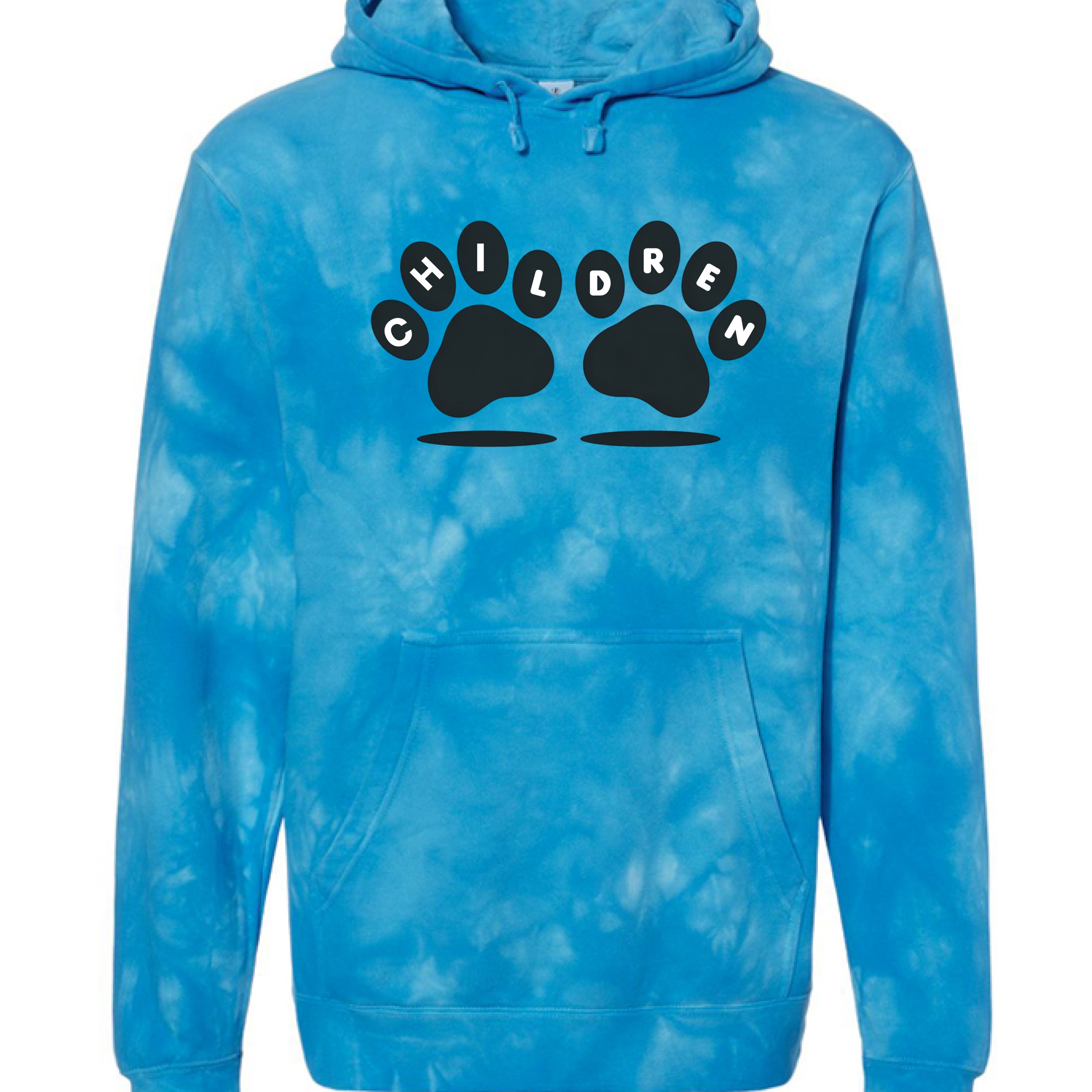 Tie Dye Aqua Blue - FRONT