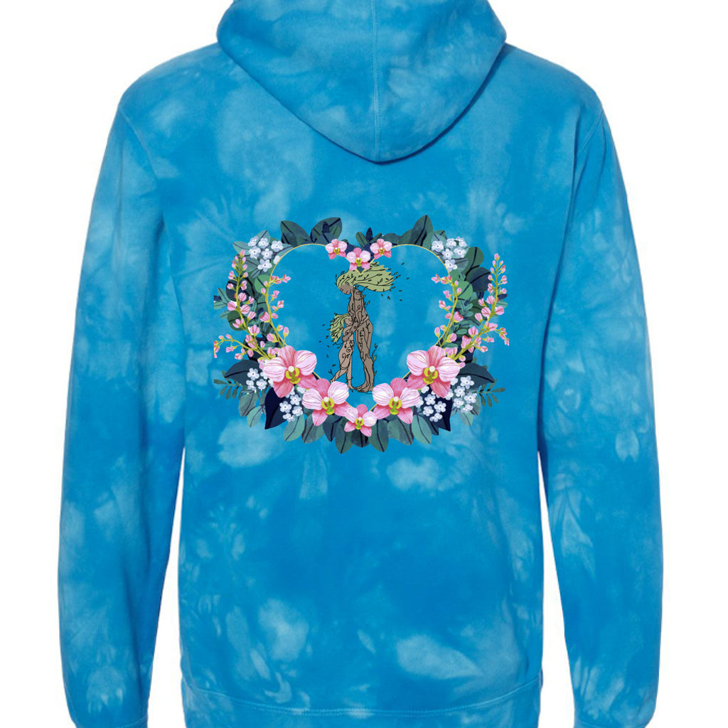 Tie Dye Aqua Blue - BACK