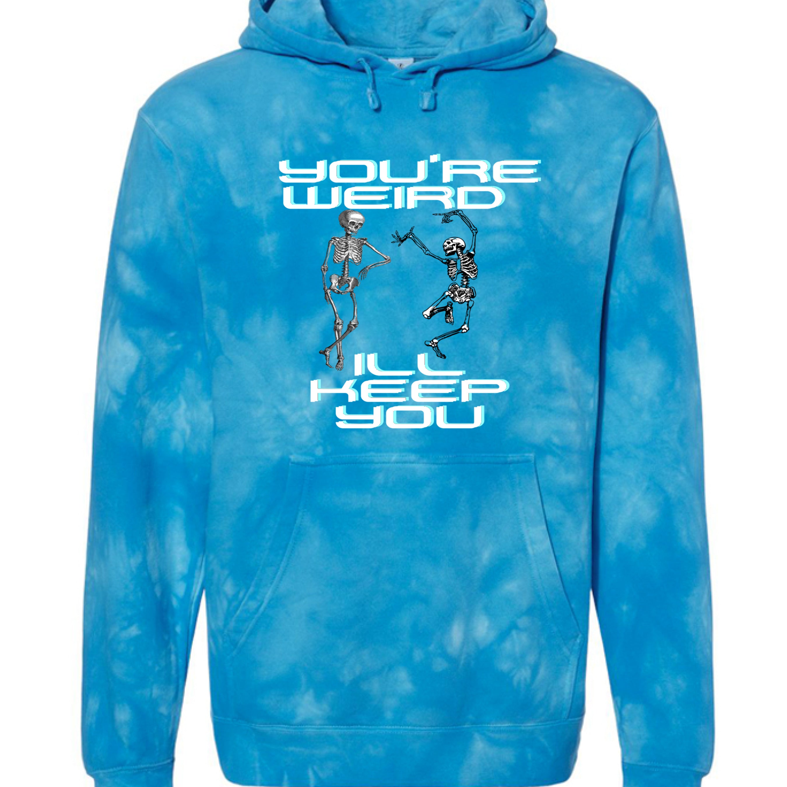 Tie Dye Aqua Blue - FRONT