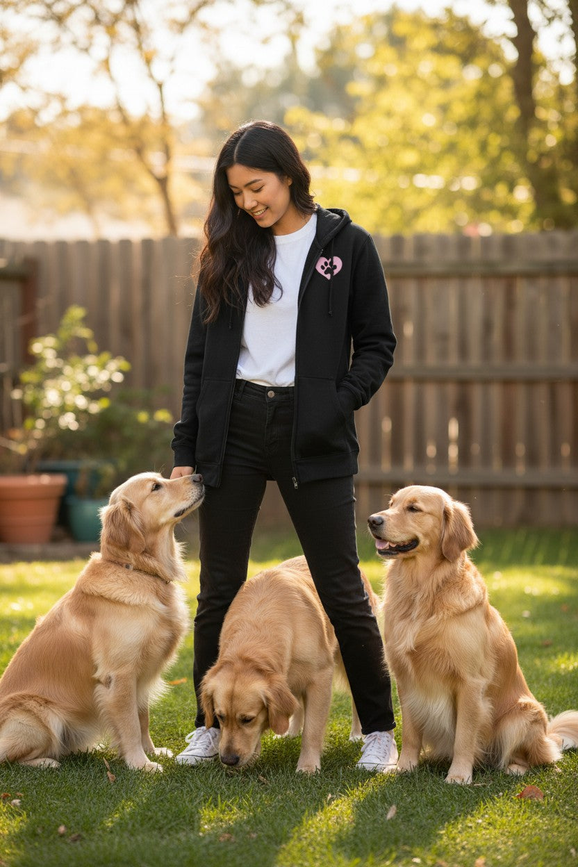 Animal Love ZIP UP Hoodies - new